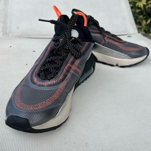 Nike Air Max 2090 Black with orange accents, Women's Sz 7